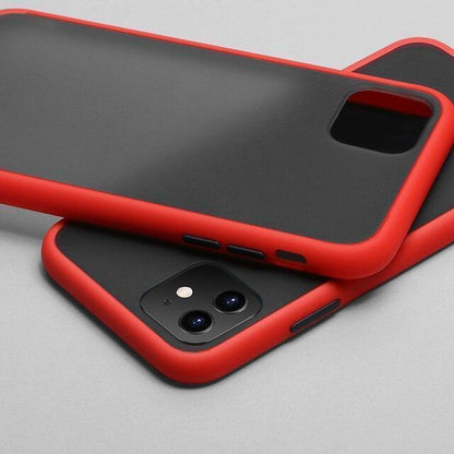 iPhone 12 Series Luxury Shockproof Matte Finish Case