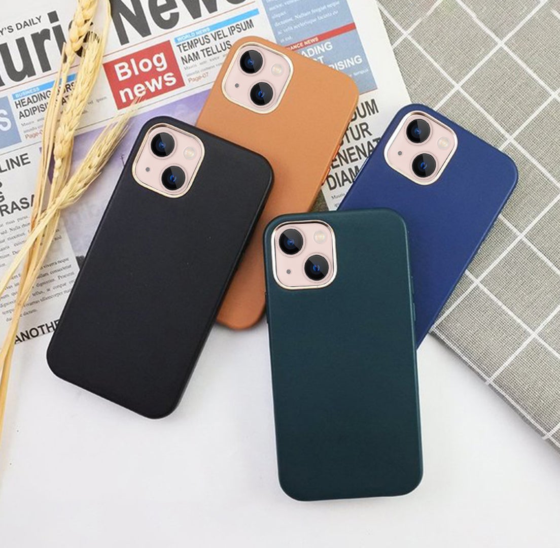 iPhone 13 Luxury Genuine Leather Case