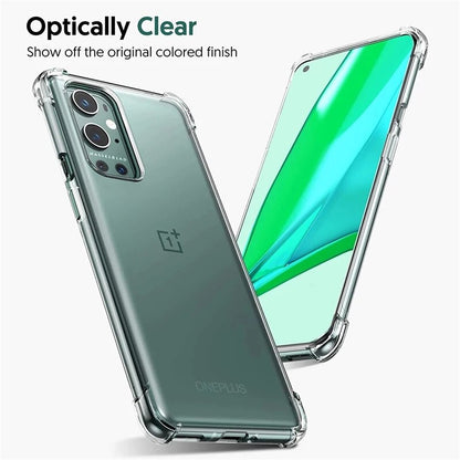 OnePlus Series (2 in 1 Combo) Anti-Knock TPU Transparent Cover + Camera Lens Protector