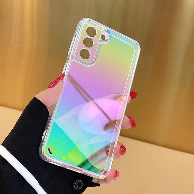 Galaxy S22 Plus Gradient Aurora Clear Case