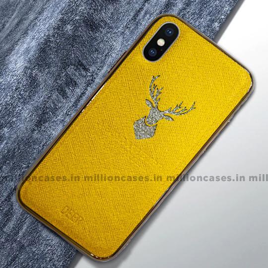 iPhone XS Max Sparkling Deer Pattern Soft Edge Case