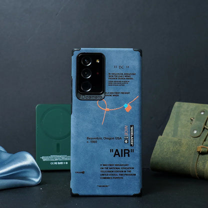 Sneaker Label Leather Edge Case - Samsung