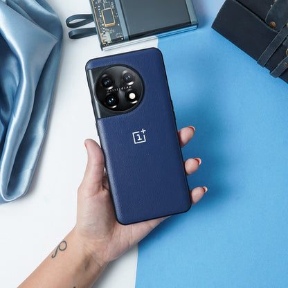 Classic Leather Texture Logo Case - OnePlus