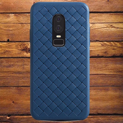 OnePlus 6 Ultra-thin Grid Weaving Case