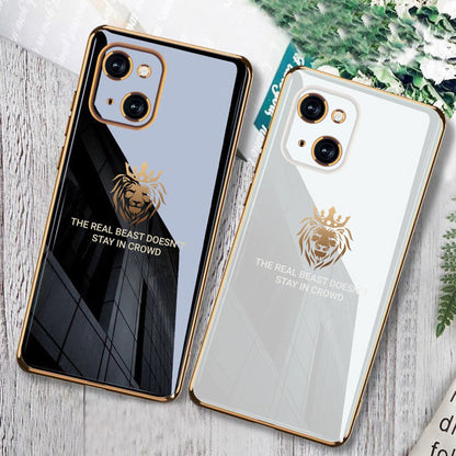 iPhone 11 Series Electroplating Lion Pattern Case