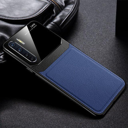 OnePlus Nord Sleek Slim Leather Glass Case