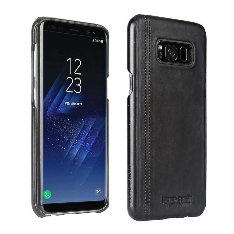 Galaxy S8 Plus Pierre Cardin Genuine Leather Case