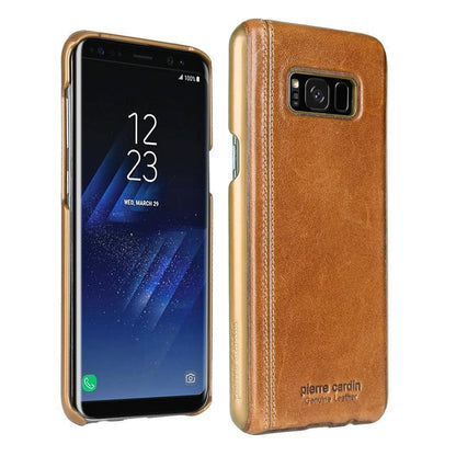 Galaxy S8/S8 Plus Pierre Cardin Genuine Leather Case