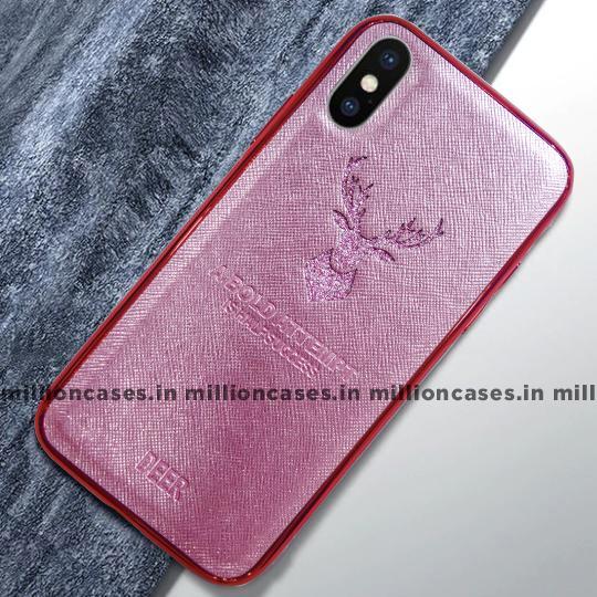 iPhone XS Max Sparkling Deer Pattern Soft Edge Case