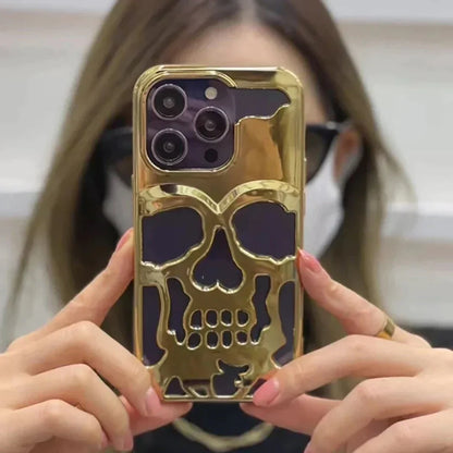 Hollow Skull Design Case - iPhone