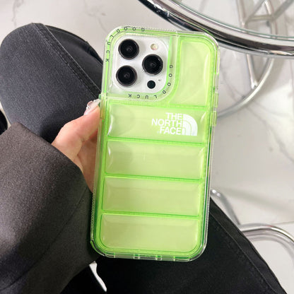 Puffer Case transparent Jacket iPhone Case