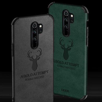 Galaxy S9 Plus Shockproof Deer Leather Texture Case