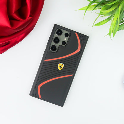 Ferrari® Galaxy S23 Ultra Luxurious Quilted Supercar Case