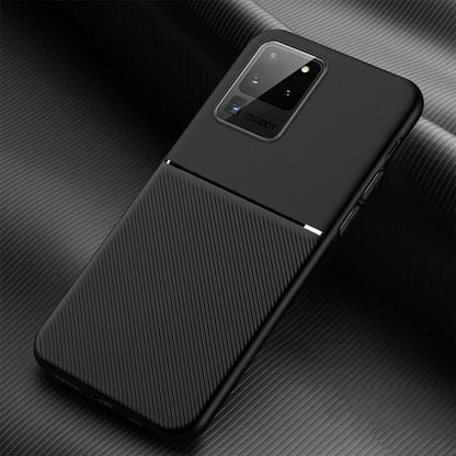 Galaxy S20 Ultra Carbon Fiber Twill Pattern Soft TPU Case