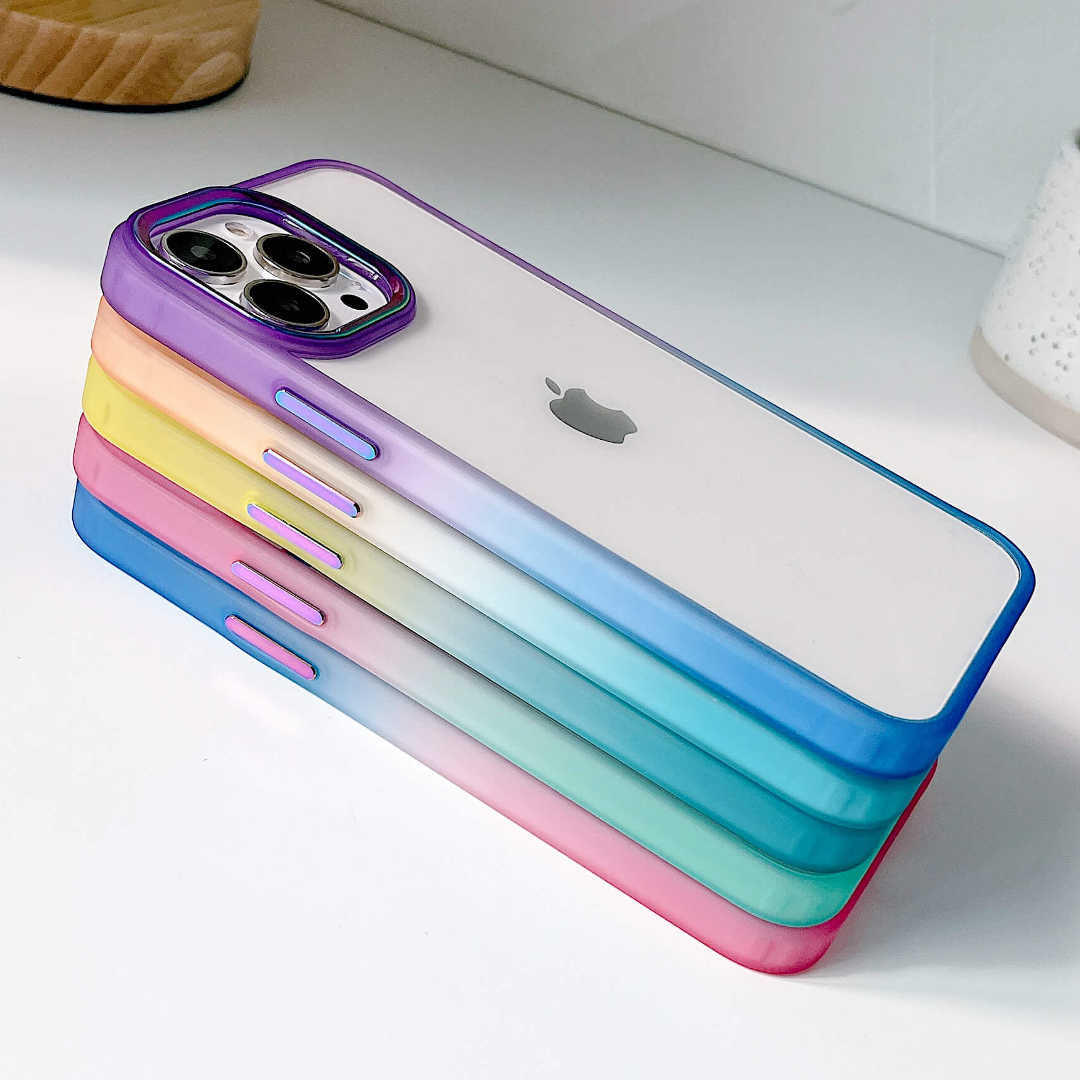 iPhone 13 Series Gradient Glass Camera Protection Case