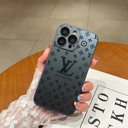 iPhone 15 Series LV Pattern Glass Case