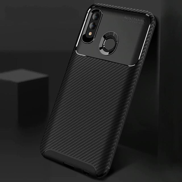 Galaxy A30 Frosted Carbon Fiber Shockproof Soft Case