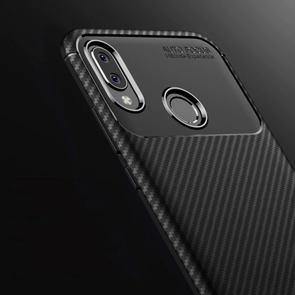 Galaxy A30 Frosted Carbon Fiber Shockproof Soft Case