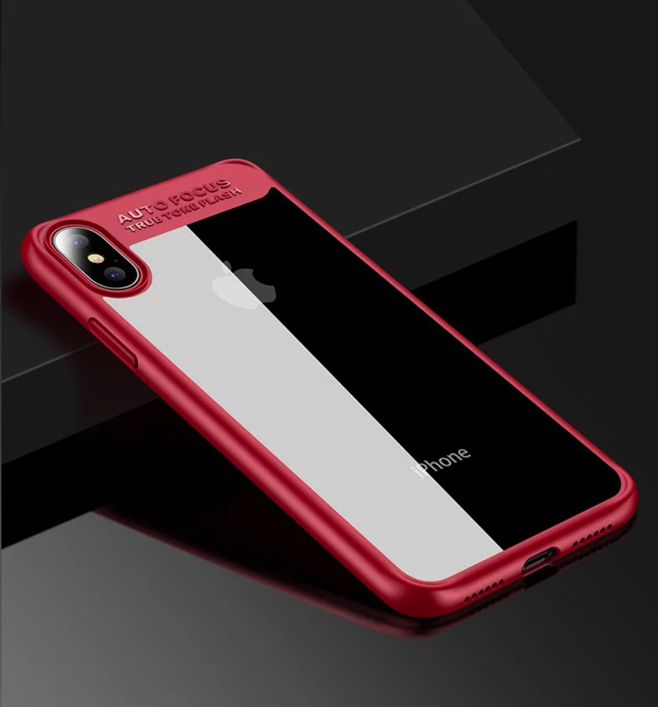 iPhone XS Auto Focus Transparent Slim Case