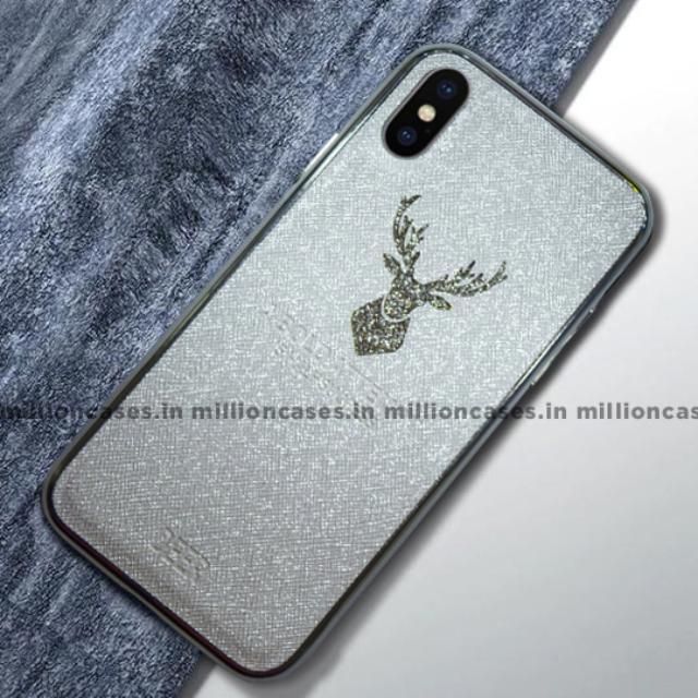 iPhone XS Max Sparkling Deer Pattern Soft Edge Case