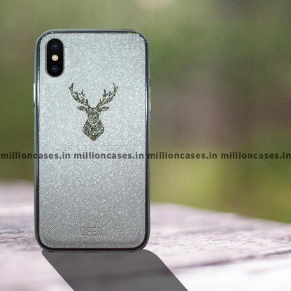 iPhone XS Max Sparkling Deer Pattern Soft Edge Case