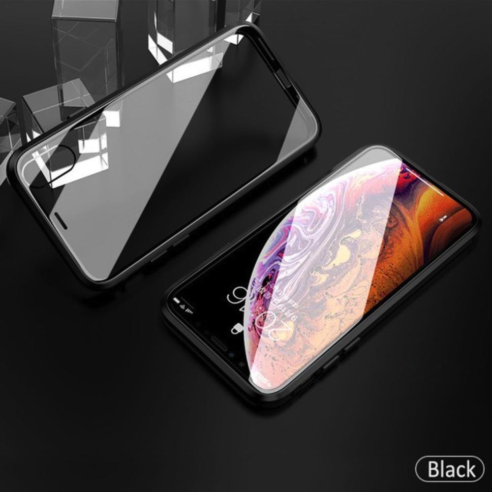 iPhone XR Electronic Auto-Fit (Front+ Back) Glass Magnetic Case