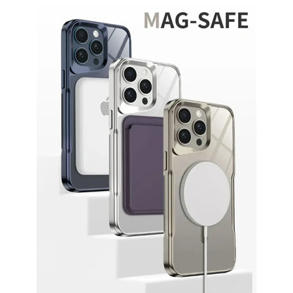 2024 Luxury Plating Magnetic iPhone Case with Magsafe