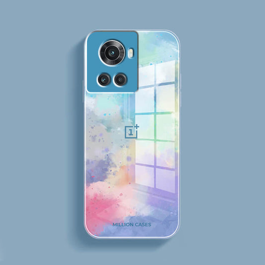 Watercolor Splatter Glass Back Case - OnePlus