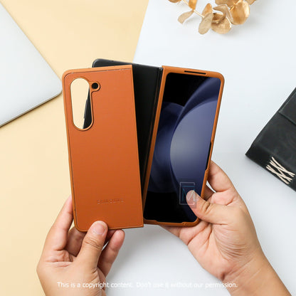 Galaxy Z Fold5 Classy Leather Hybrid Case