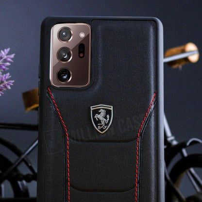 Galaxy S21 Series (2 in 1 Combo)Ferrari Case + Camera Lens Protector