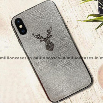 iPhone XS Max Sparkling Deer Pattern Soft Edge Case