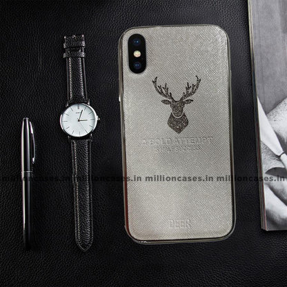 iPhone XS Max Sparkling Deer Pattern Soft Edge Case