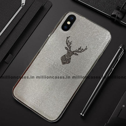 iPhone XS Max Sparkling Deer Pattern Soft Edge Case