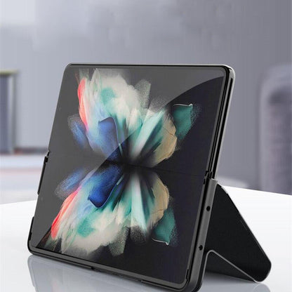 Galaxy Z Fold4 Premium Striped Glass Case