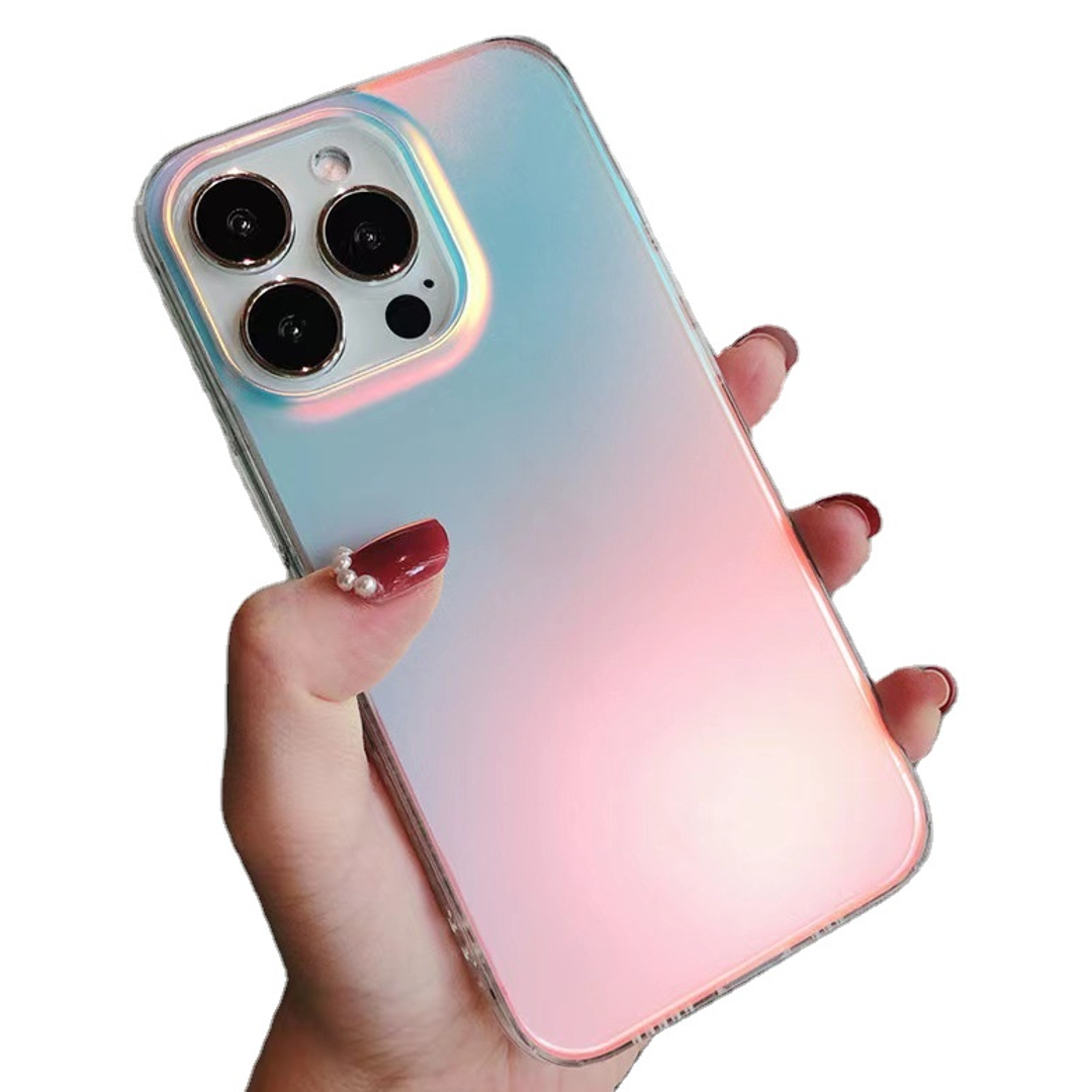 iPhone 14 Series - Laser Gradient Matte Case