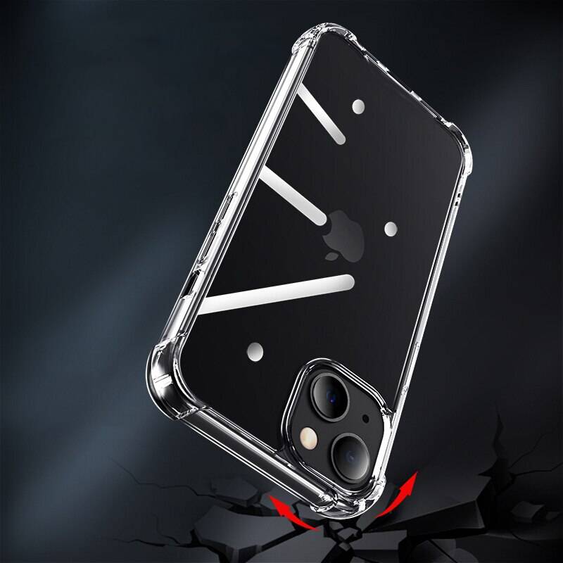 iPhone 14 Pro Max Anti-Knock TPU Transparent Case