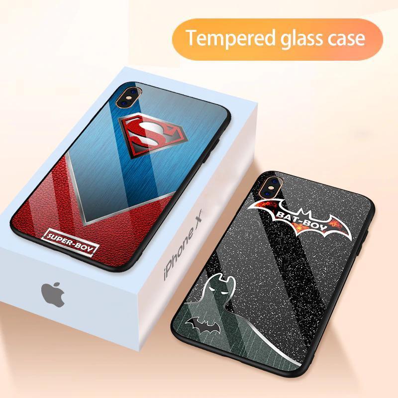 iPhone XS Super Hero Series Glass Back Case