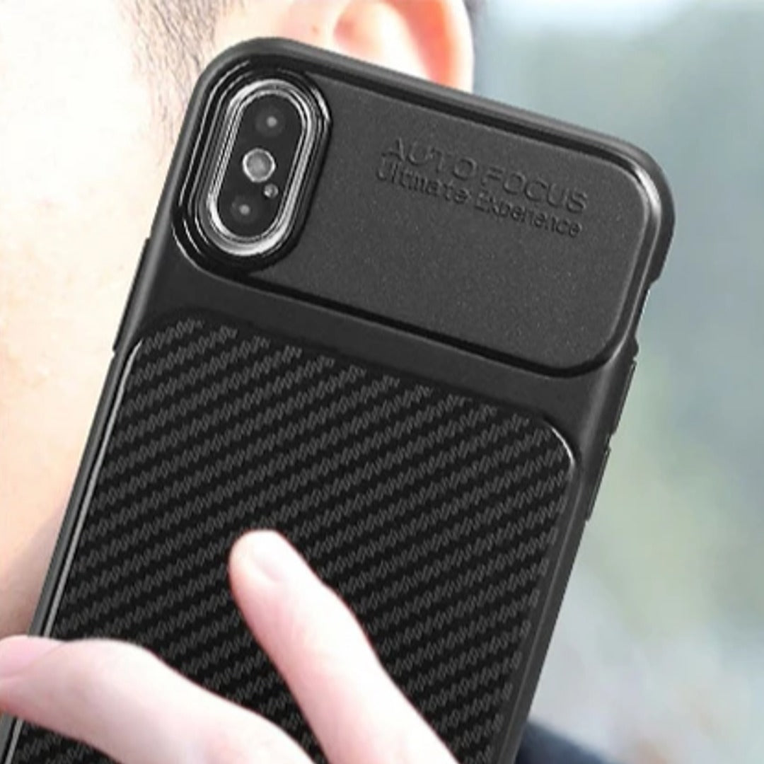 Galaxy A30s Auto Focus Carbon Fiber Case