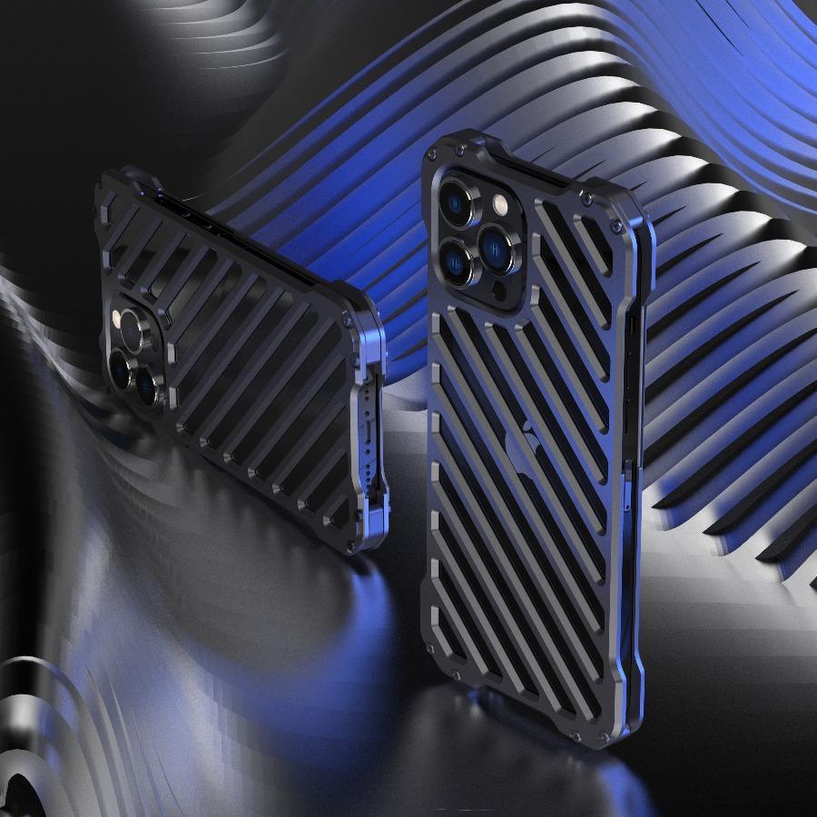 iPhone 13 Pro R-Just Aluminium Alloy Grill Case