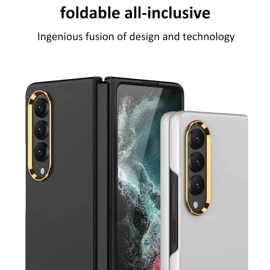 Galaxy Z Fold4 Camera Edge Gold Plated Case