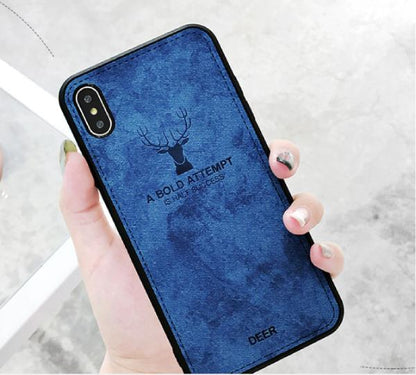 iPhone X Deer Pattern Inspirational Soft Case