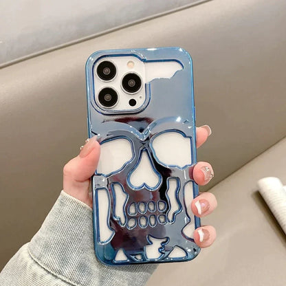 Hollow Skull Design Case - iPhone