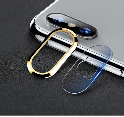 TOTU ® iPhone XS Camera Lens Glass Protector and Ring