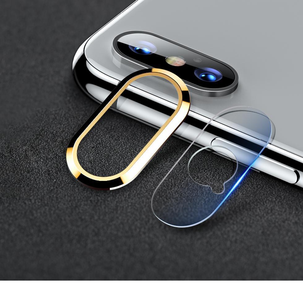 TOTU ® iPhone X Camera Lens Glass Protector and Ring