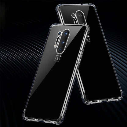 OnePlus Series (2 in 1 Combo) Anti-Knock TPU Transparent Cover + Camera Lens Protector