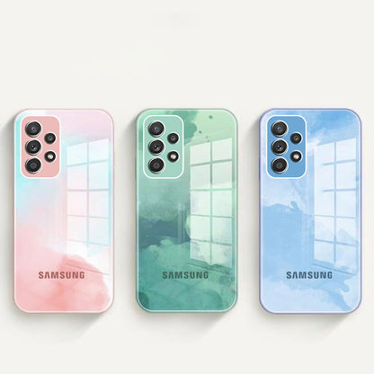 Colorful Wave Glass Phone Case - Samsung