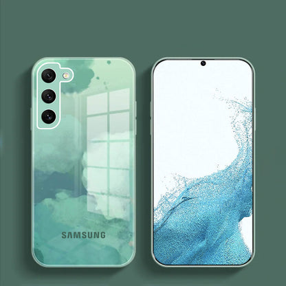 Colorful Wave Glass Phone Case - Samsung