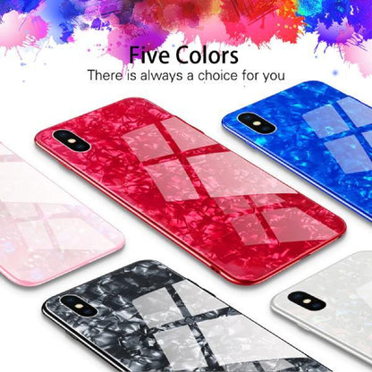 iPhone XS Max Dream Shell Series Textured Marble Case