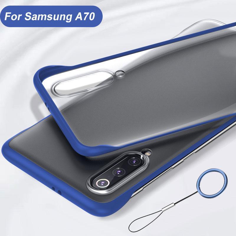 Galaxy A70 Luxury Frameless Transparent Case