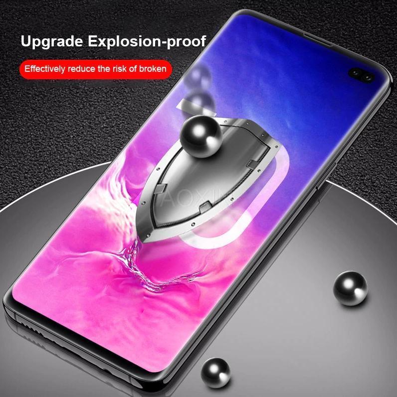 Henks ® Galaxy S10 Plus Curved Tempered Glass Screen Protector